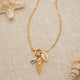 Conch Shell Pendant Necklace – 18K Gold Plated Ocean Fashion | Argesteel