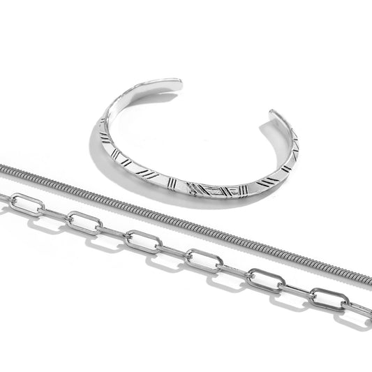 Open Cuff Bracelet for Women - Argesteel