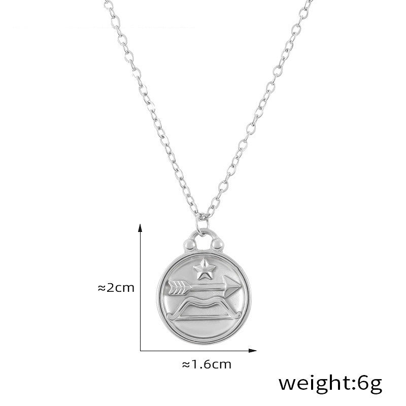 Celestia 18K Gold Zodiac Necklace – Elegant Constellation Pendant Necklaces