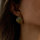 Shell & Star Earrings – 18K Gold Plated Noble Ocean Set | Argesteel