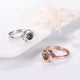 Fashionable Four-Leaf Clover Ring - Simple Projection Design - Argesteel