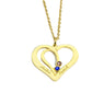 Everlove – Hollow Heart Customizable Name Silver Necklace