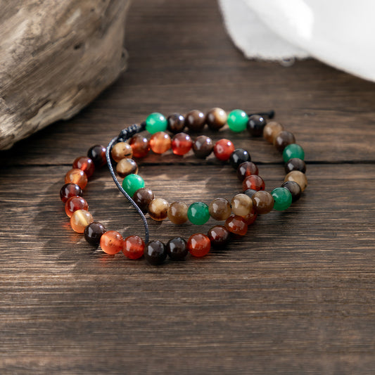 Double Layer Beaded Bracelet for Women - Argesteel