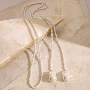 Aurora Pearl Gold Pearl Necklace – 18K Gold Beaded Luxury Design