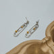 Double Pin Round Bead Earrings – 18K Gold Plated Personalized | Argesteel