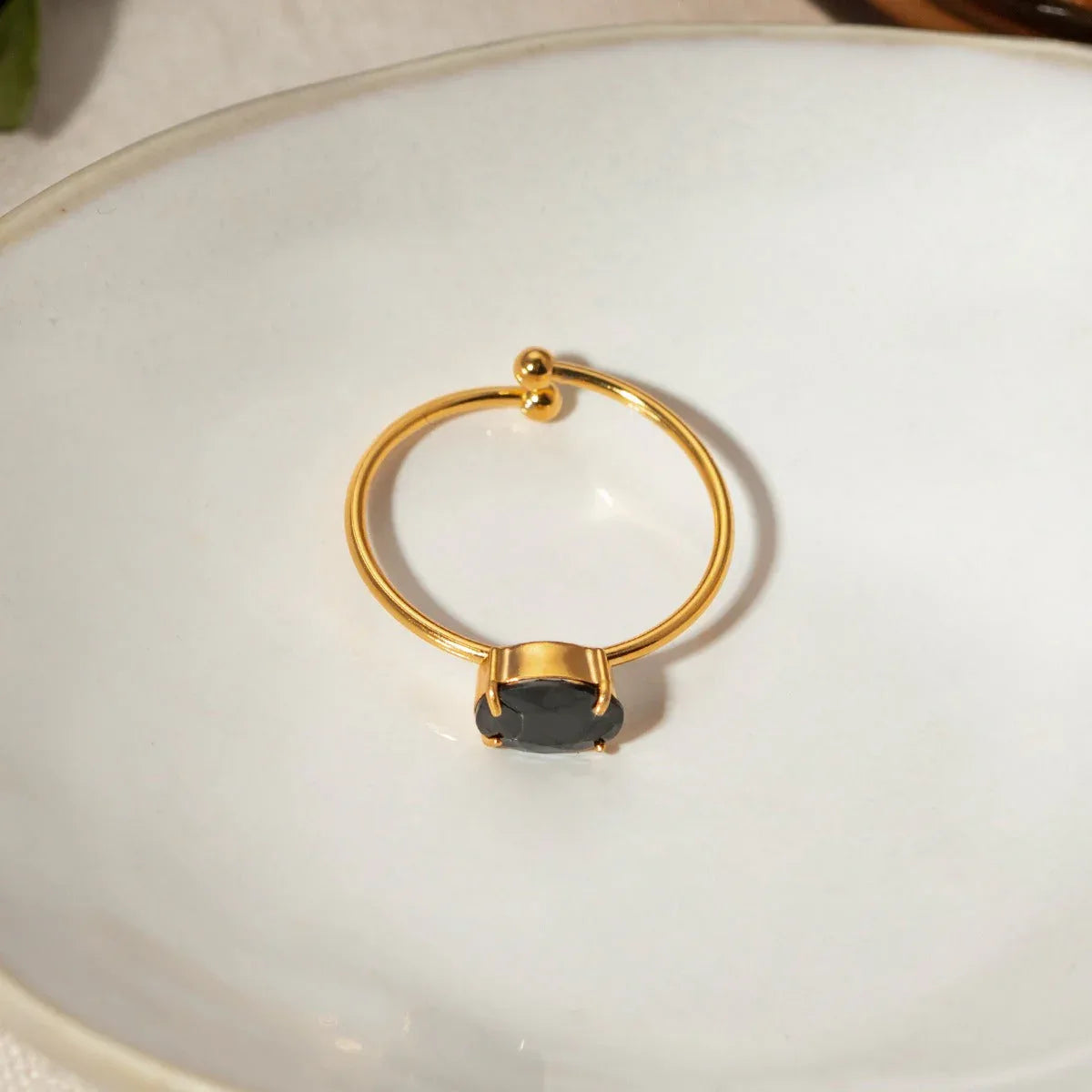 Fresh Bloom – 18K Gold Fresh and Cute Gemstone Design Ring