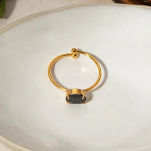 Fresh Bloom – 18K Gold Fresh and Cute Gemstone Design Ring