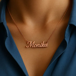 Lumière Name – Custom Engraved Versatile Necklace