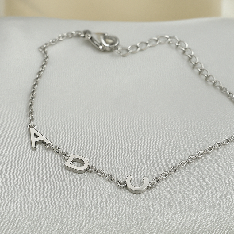 Signature Whisper – Personalized Custom Name Simple Style Bracelet