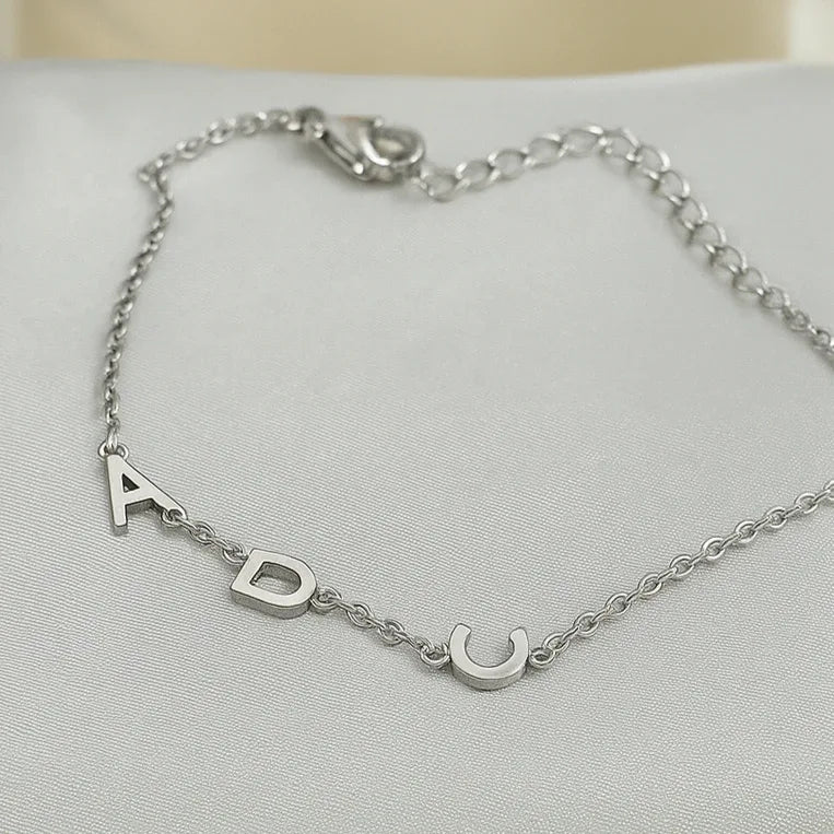 Signature Whisper – Personalized Custom Name Simple Style Bracelet