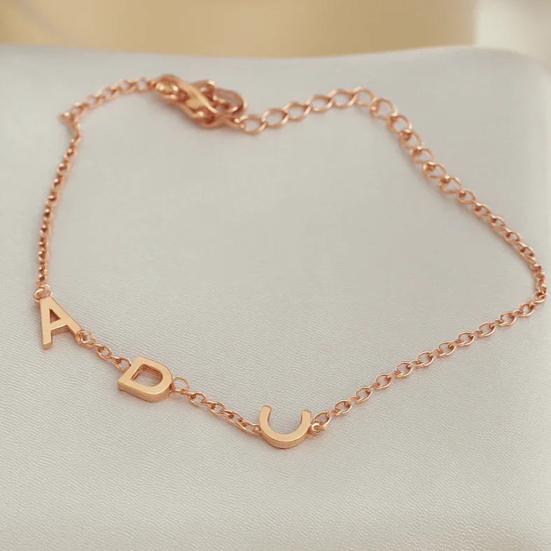 Signature Whisper – Personalized Custom Name Simple Style Bracelet