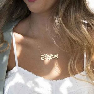 Classic Custom Name Necklace – Personalized Silver Name Necklace 925 Jewelry Gift