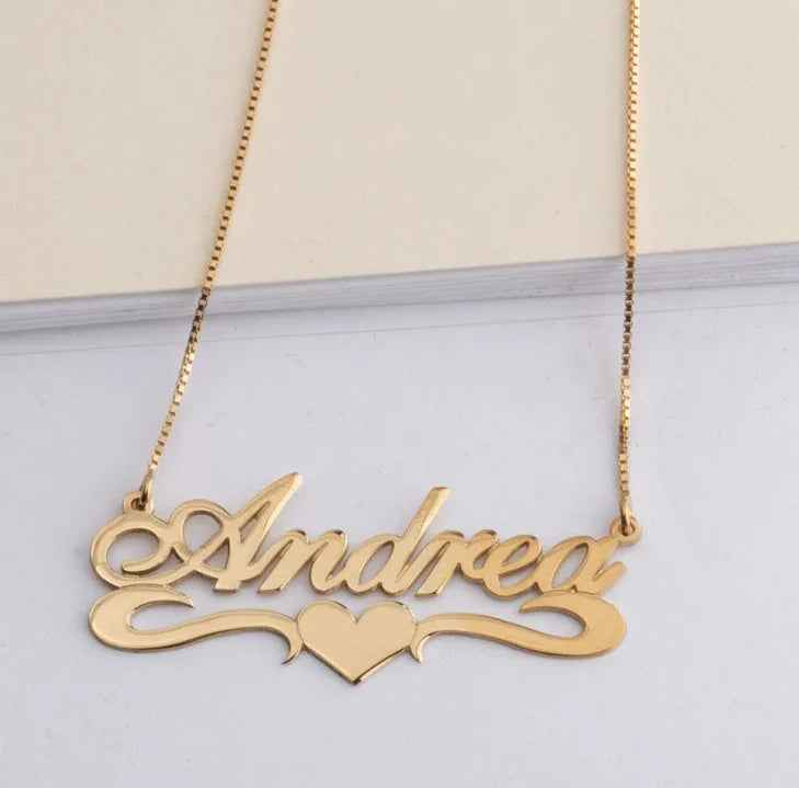 Classic Custom Name Necklace – Personalized Silver Name Necklace 925 Jewelry Gift