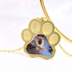 Sterling silver cat necklace keepsake for pet lovers
