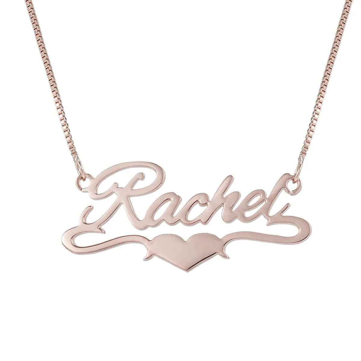 Classic Custom Name Necklace – Personalized Silver Name Necklace 925 Jewelry Gift