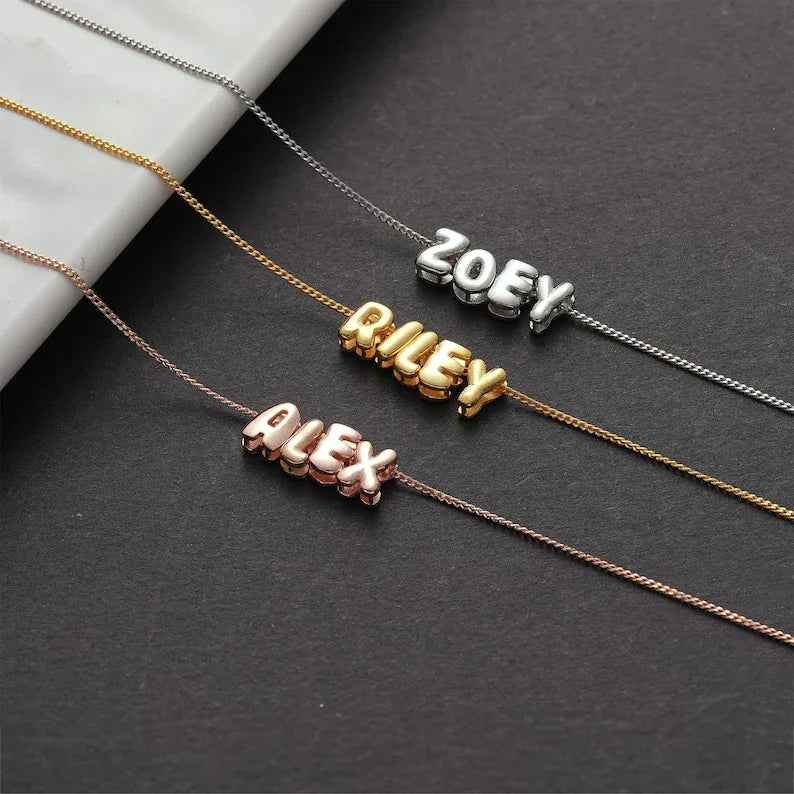 Signature Line S925 Silver Custom Name Necklace - Minimalist Design