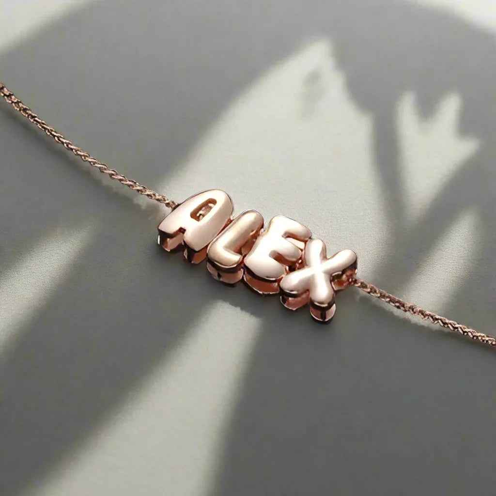 Signature Line S925 Silver Custom Name Necklace - Minimalist Design