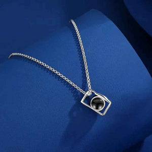 Vintage Camera Projection Necklace – Retro Vision Memory Keeper