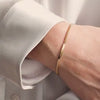 Elegant sterling silver bracelet with customizable name